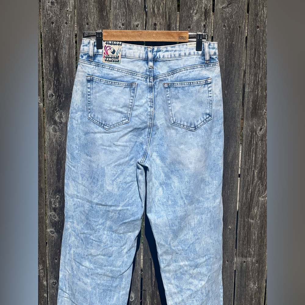 Francesca’s Vintage Almost Famous Harper Heritage Patchwork Acid Wash Jeans NWT - Picture 14 of 16